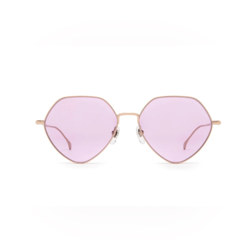 Gucci Pink Aviator Sunglasses
